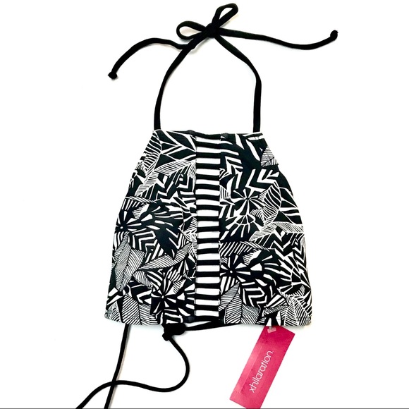 👙NWT👙 High Neck Aztec Print Bikini Halter Top - Picture 1 of 1